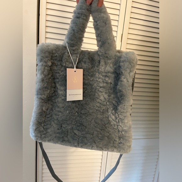 Rino & Pellecchia Small Shopper Fake Fur Bag - Picture 7 of 9